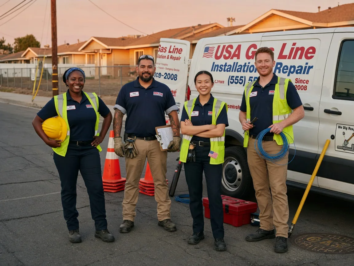 Gas Line Installation company in Almont, MI